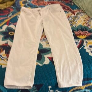 7 For Mankind Josefina White Denim Jeans